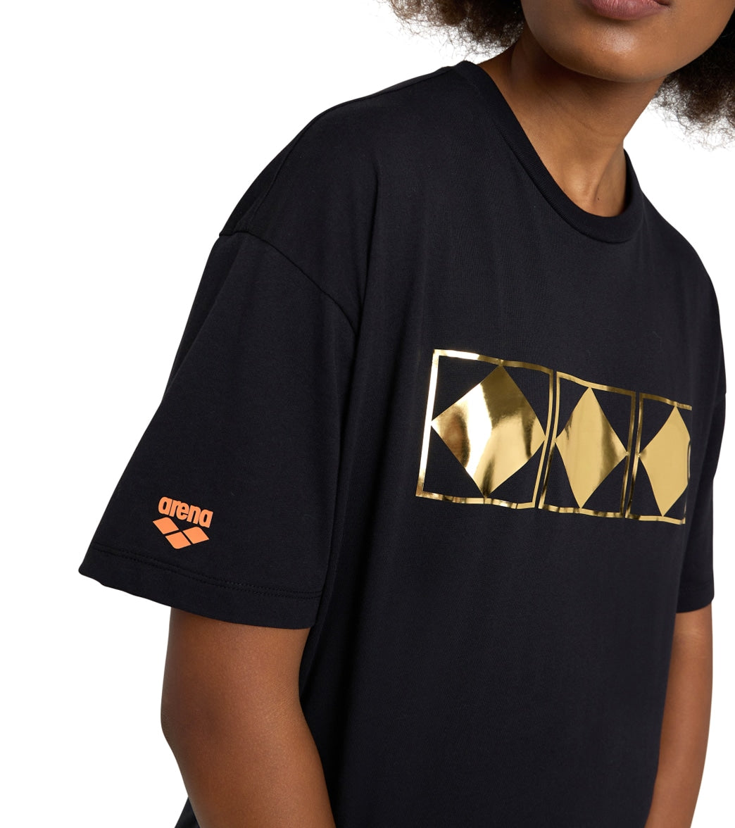 Arena Unisex 50th Anniversary Gold Short Sleeve T-Shirt