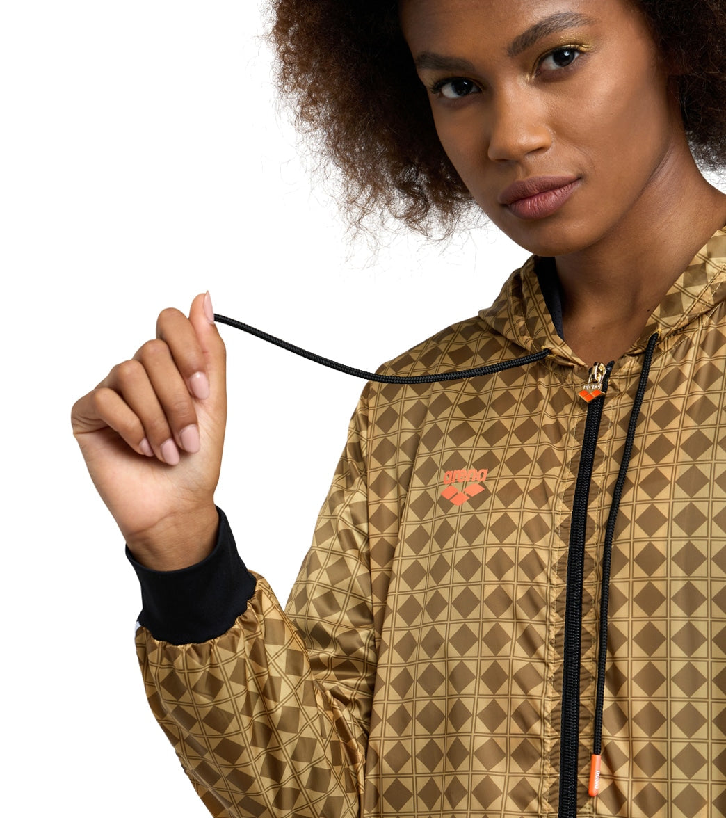 Arena Woman's 50th Anniversary Cropped Hooded Jacket