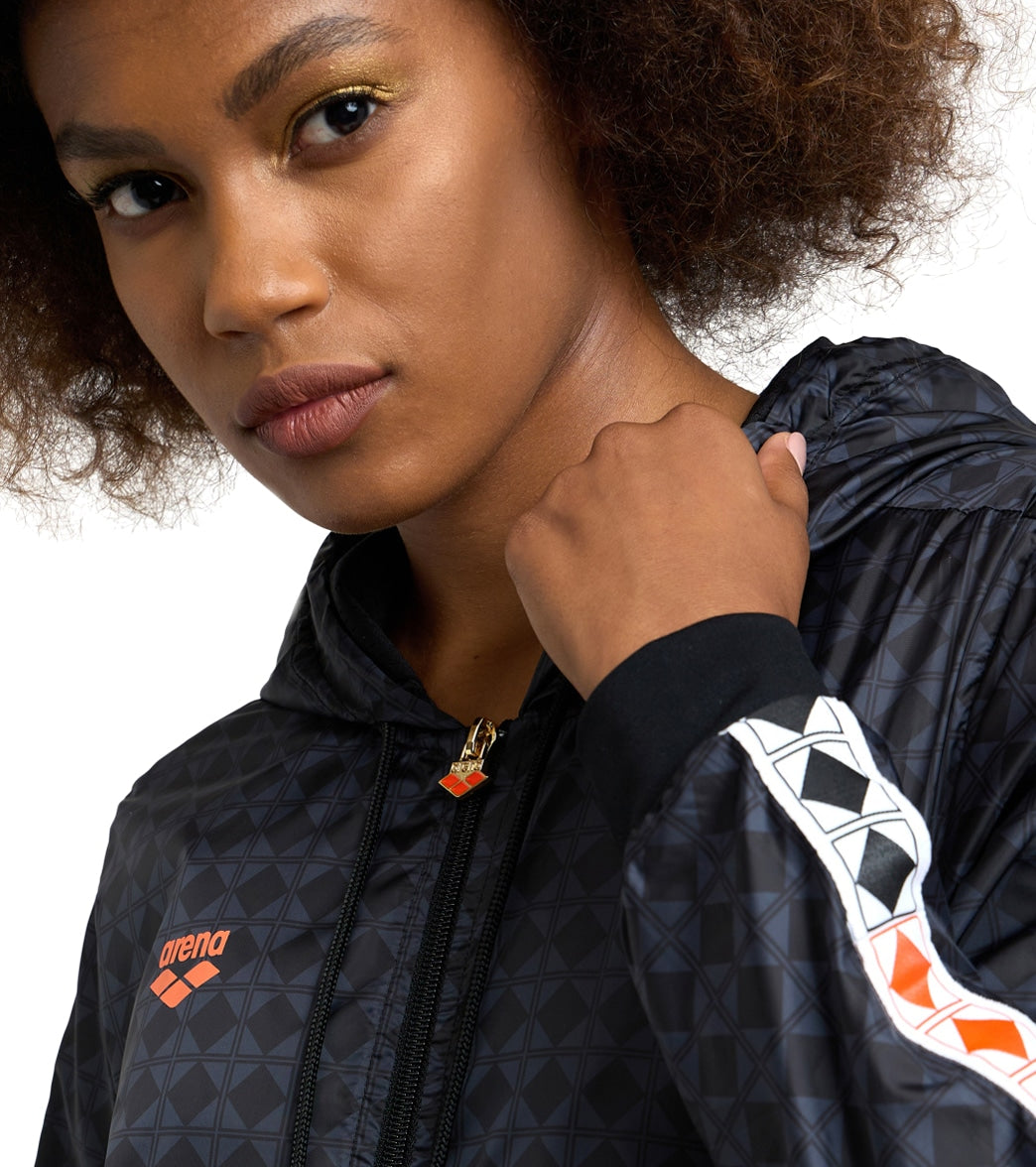 Arena Woman's 50th Anniversary Cropped Hooded Jacket