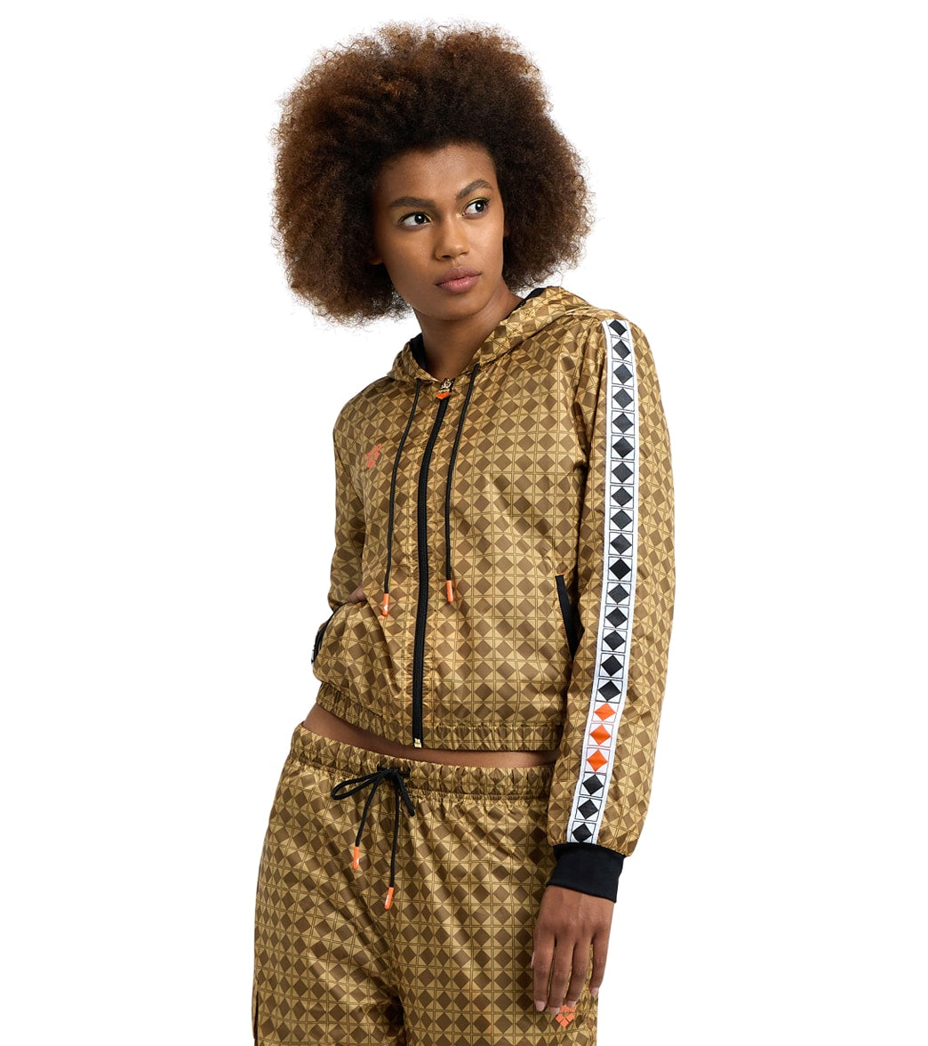 Arena Woman's 50th Anniversary Cropped Hooded Jacket