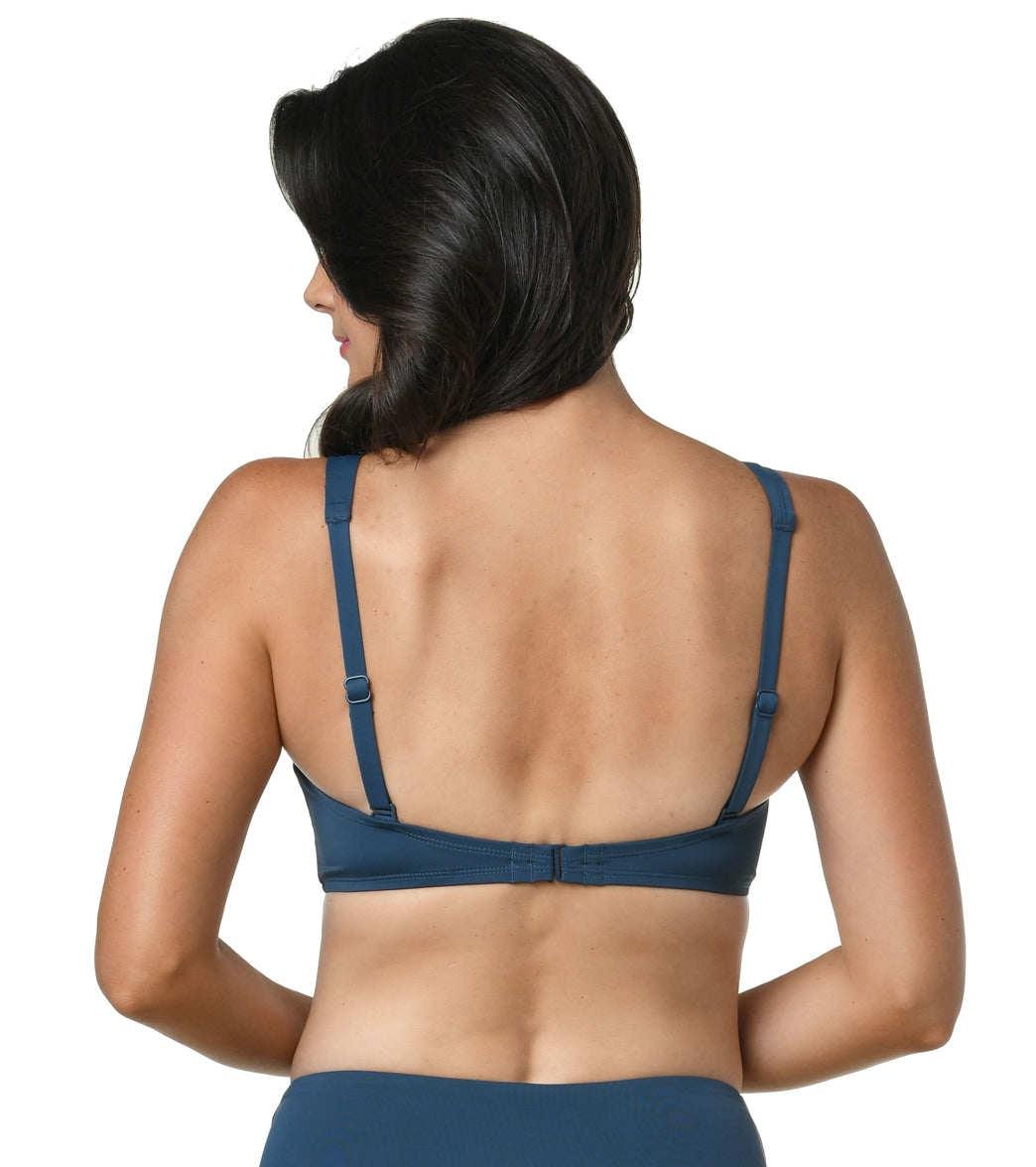 Jantzen Women's Solids Vera Surplice Bikini Top