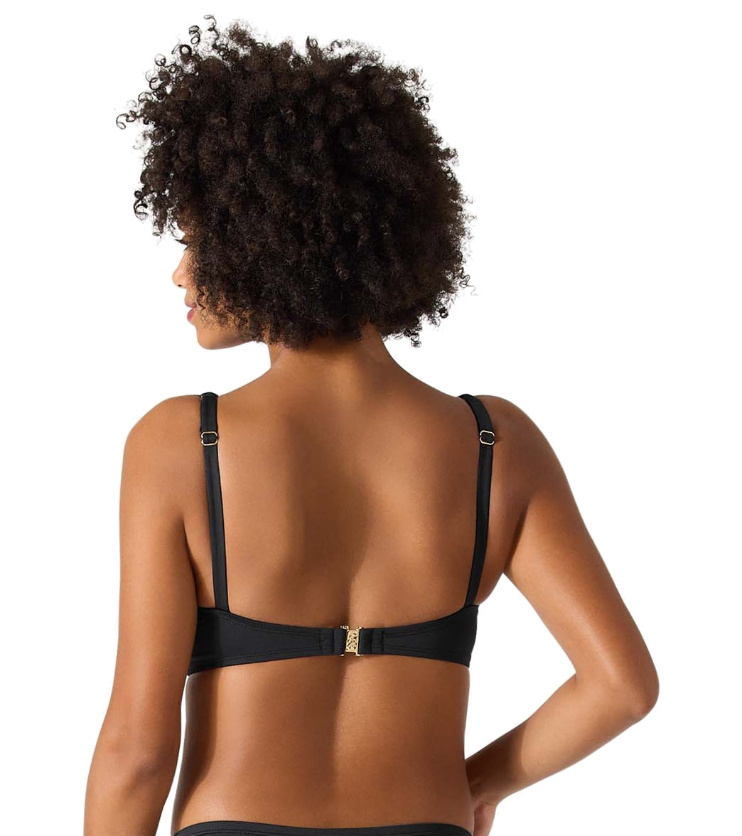 Tommy Bahama Pearl Solids Underwire Wrap Front Bikini Top