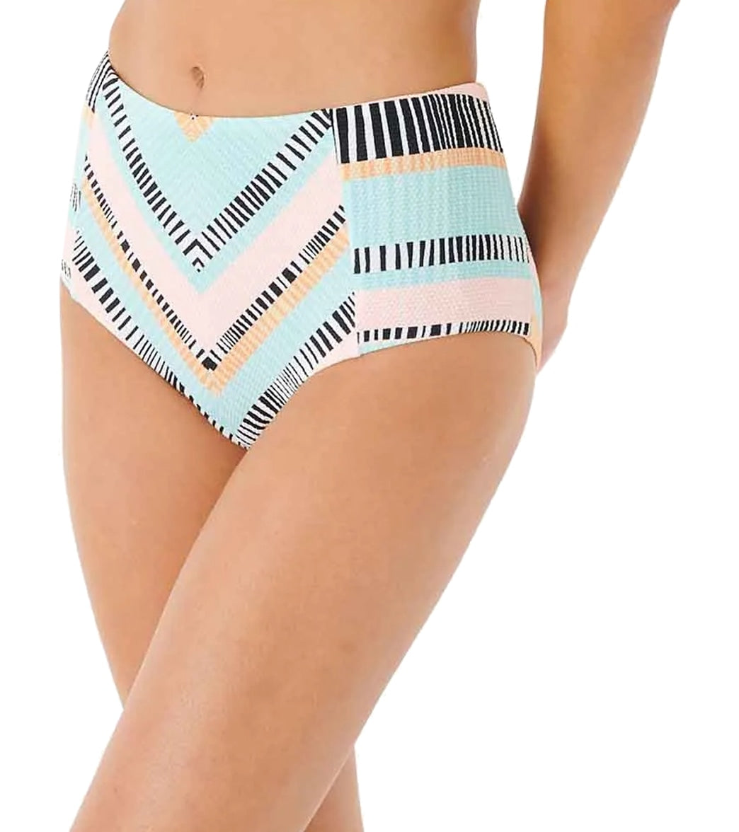 Rip Curl Women's Ripple Effect Good High Waisted Bikini Bottom