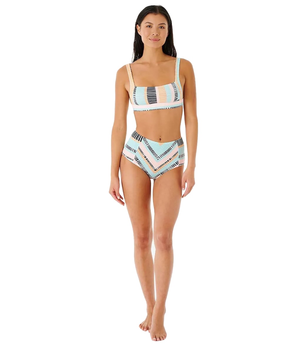 Rip Curl Women's Ripple Effect Good High Waisted Bikini Bottom
