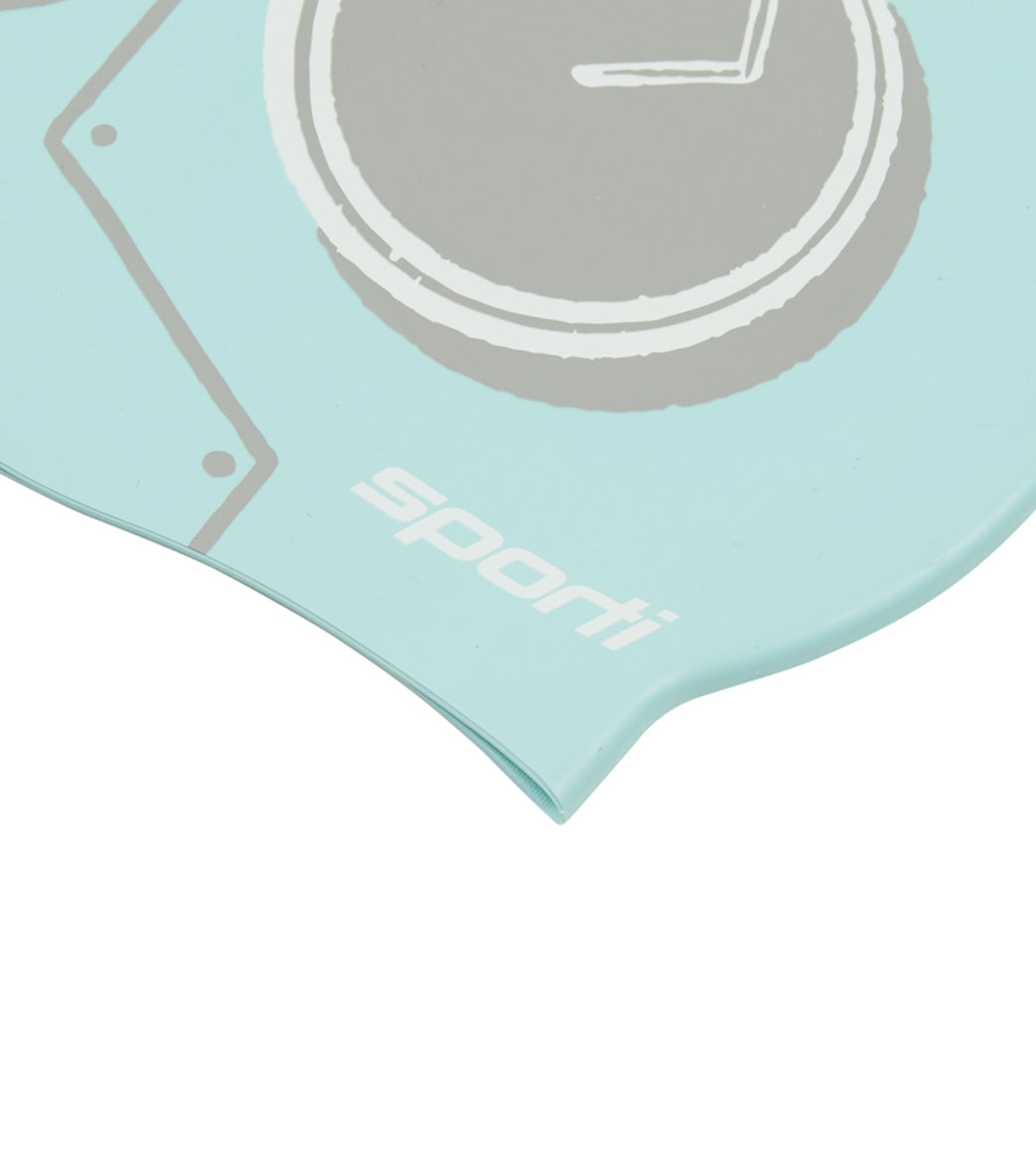 Sporti Robot Silicone Swim Cap Jr.