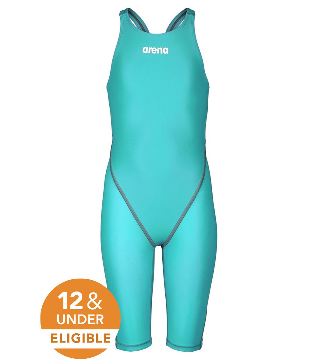 Arena Girls' Powerskin ST Next Open Back Tech Suit Swimsuit