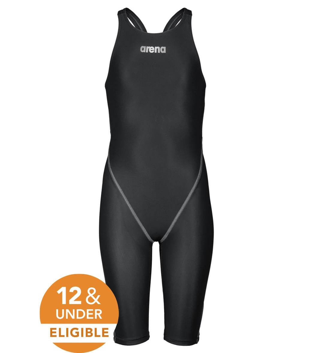 Arena Girls' Powerskin ST Next Open Back Tech Suit Swimsuit