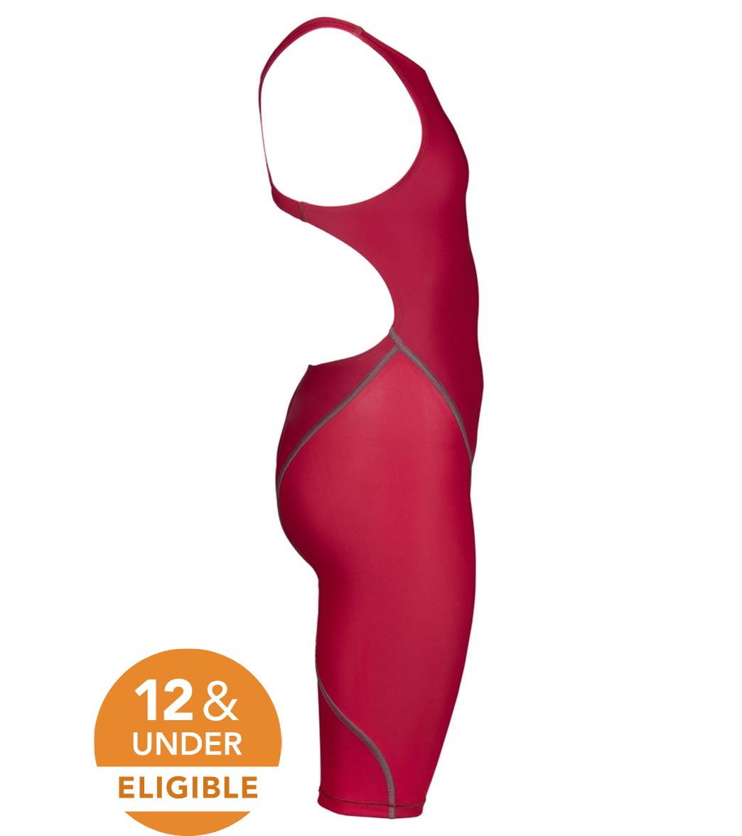 Arena Girls' Powerskin ST Next Open Back Tech Suit Swimsuit