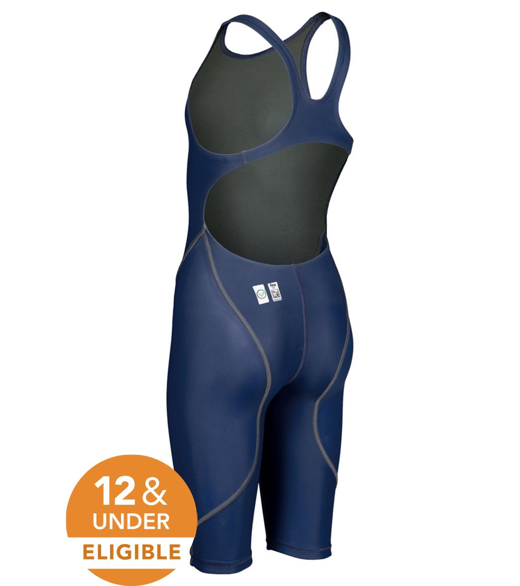 Arena Girls' Powerskin ST Next Open Back Tech Suit Swimsuit
