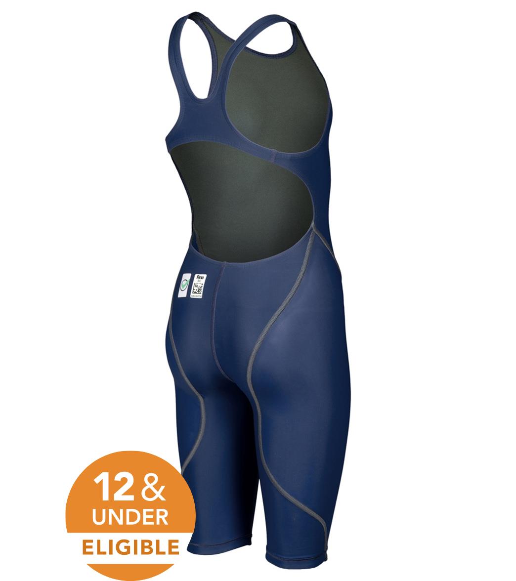 Arena Girls' Powerskin ST Next Open Back Tech Suit Swimsuit