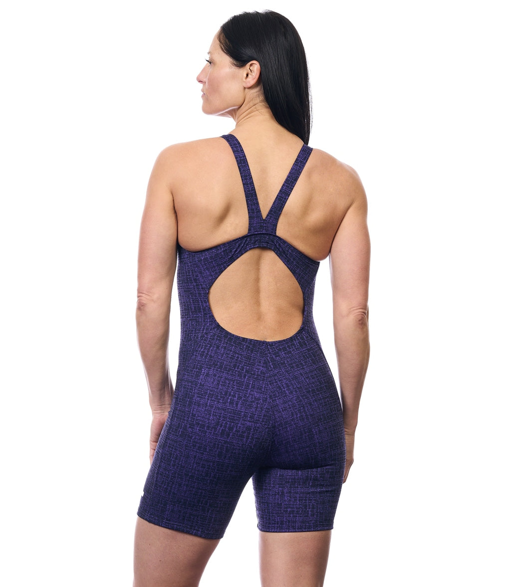 EQ Swimwear Women's Plaid Spectrum Unitard