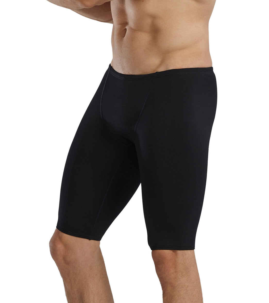 TYR Men's Durafast Elite Large Logo Jammer Swimsuit