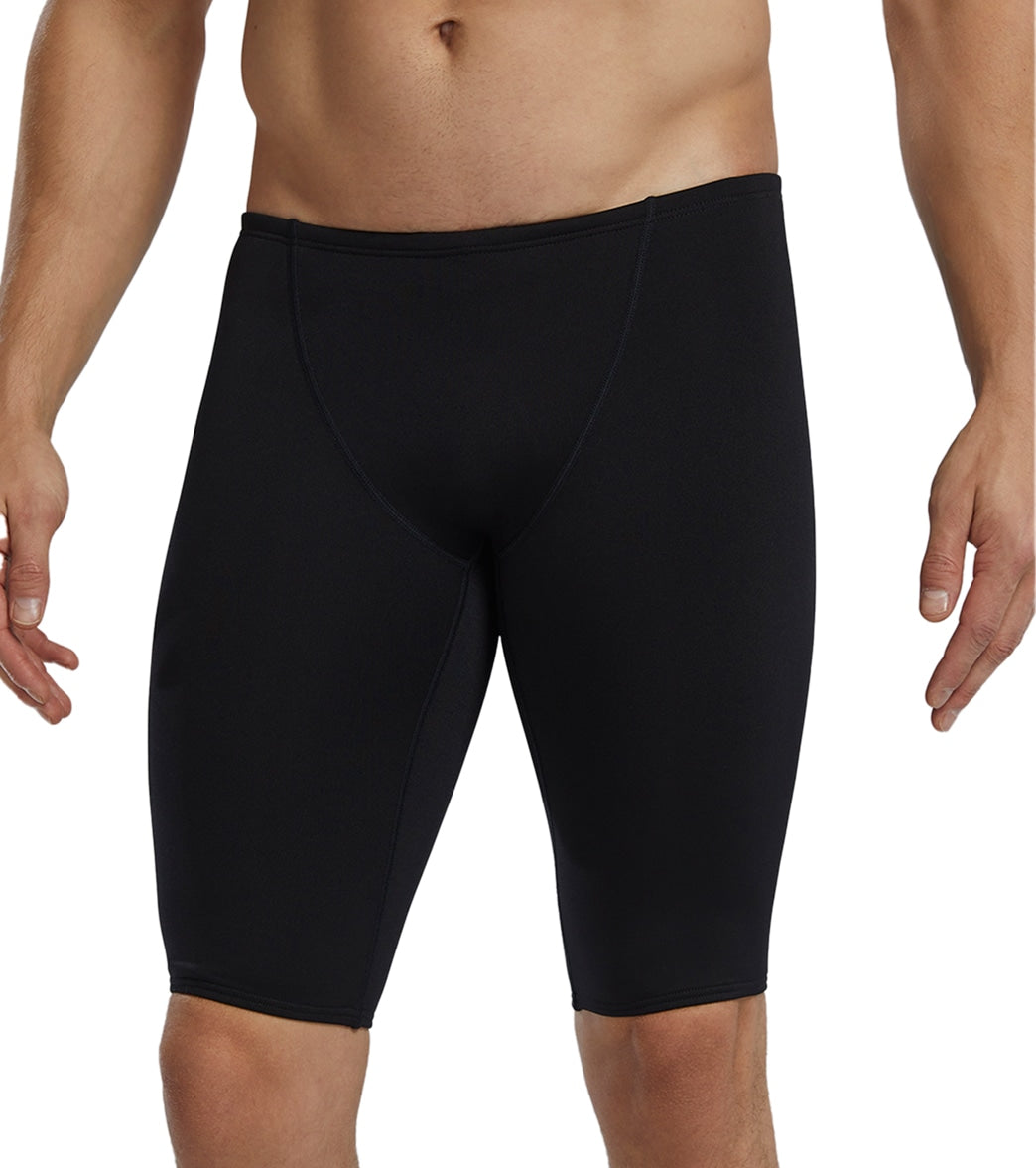TYR Men's Durafast Elite Large Logo Jammer Swimsuit