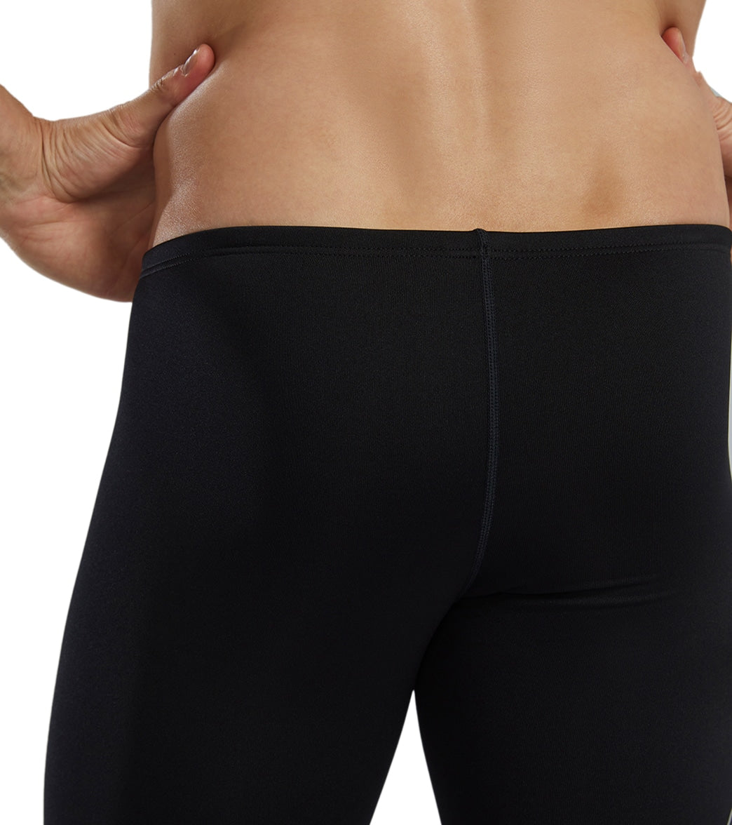 TYR Men's Durafast Elite Large Logo Jammer Swimsuit