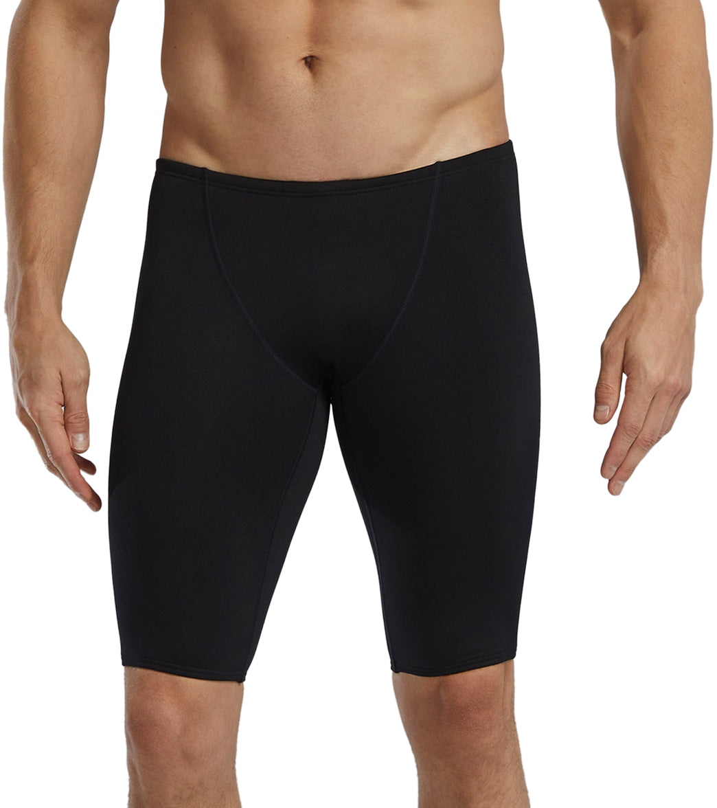 TYR Men's Durafast Elite Large Logo Jammer Swimsuit