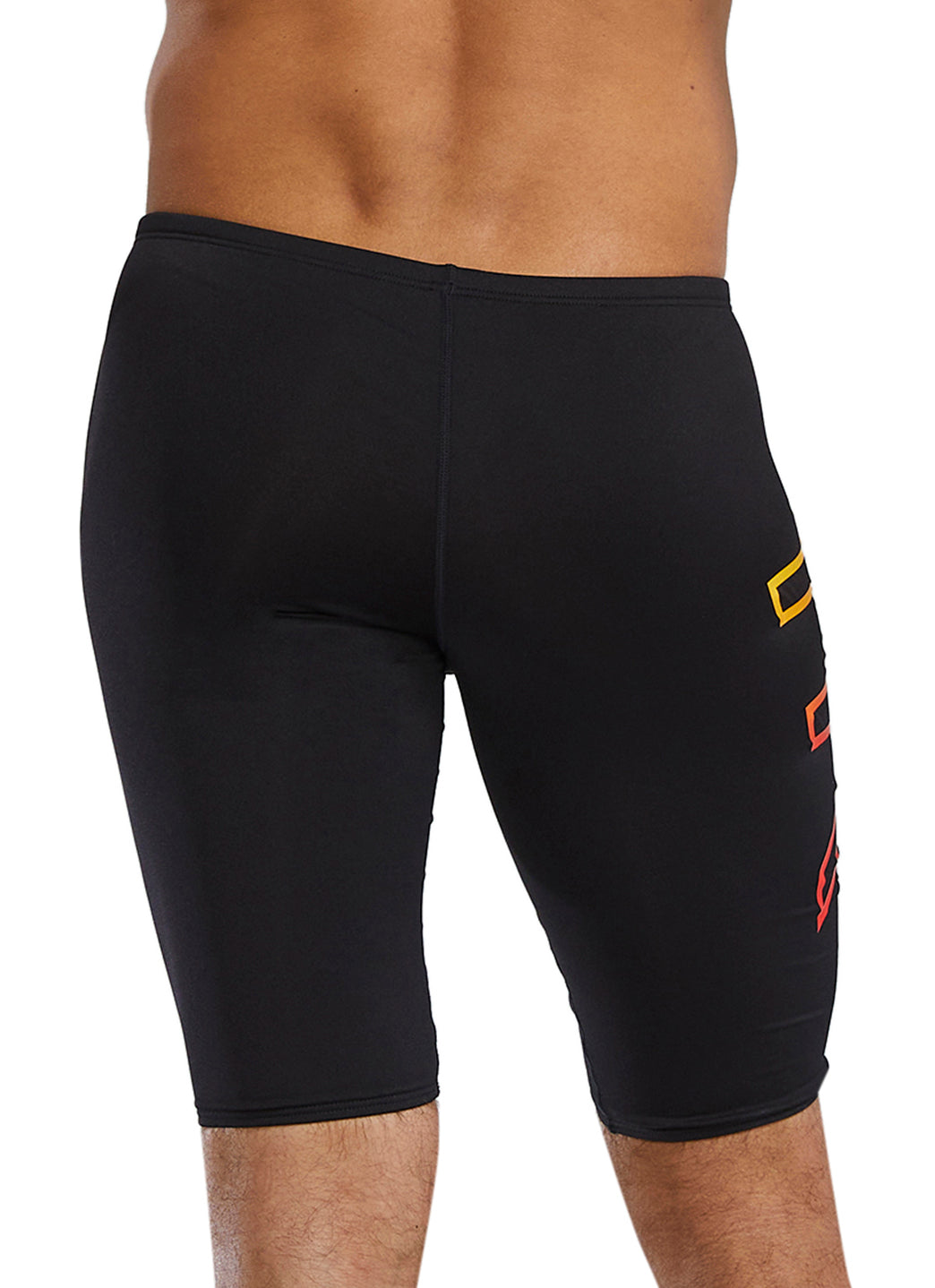 TYR Men's Durafast Elite Large Logo Jammer Swimsuit