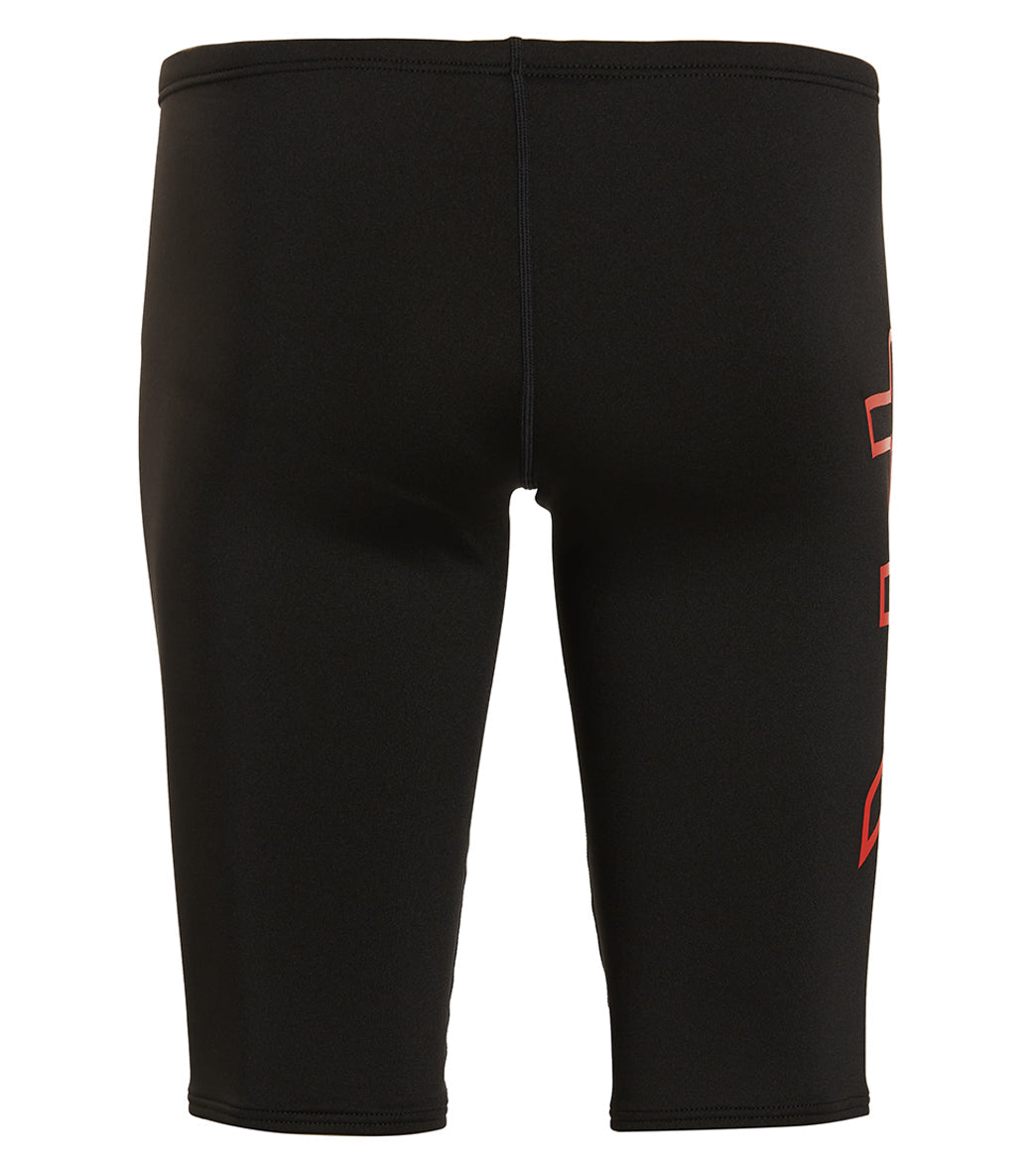 TYR Men's Durafast Elite Large Logo Jammer Swimsuit