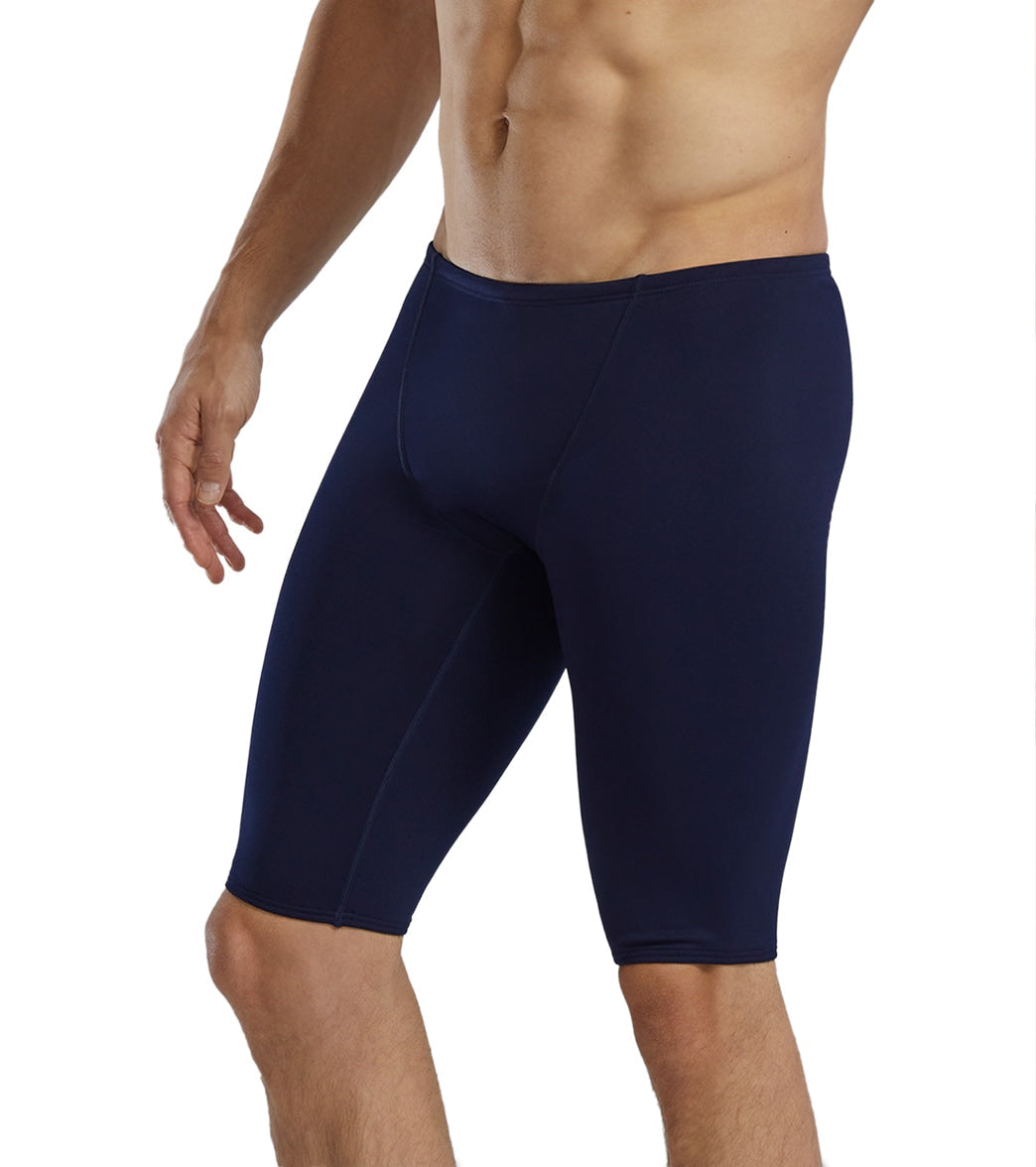 TYR Men's Durafast Elite Large Logo Jammer Swimsuit