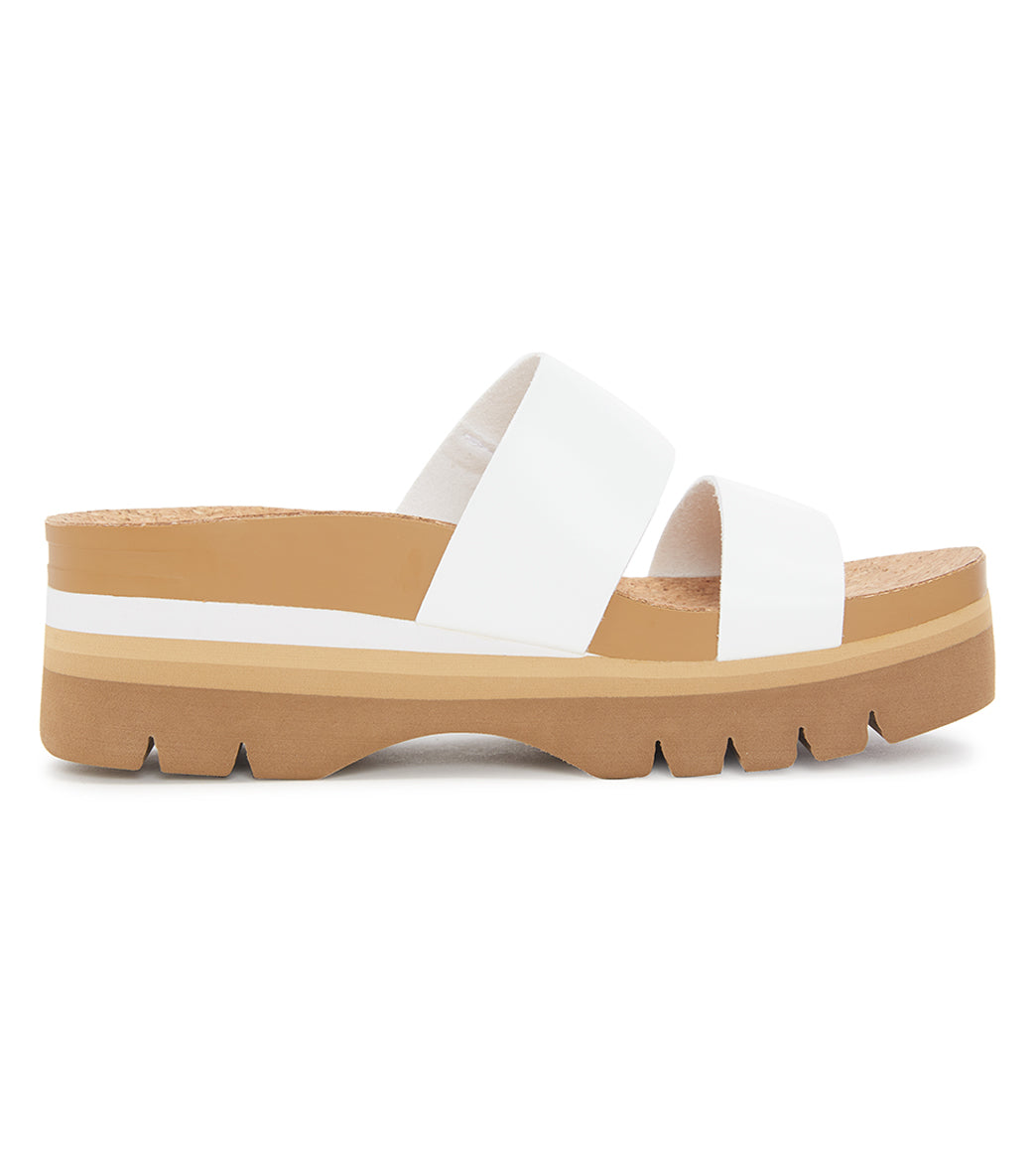 Reef Women's Cushion Vista Hi 2.5" Platform Slide Sandals