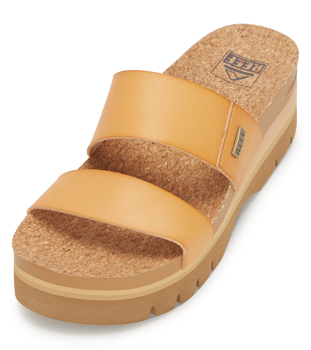 Reef Women's Cushion Vista Hi 2.5" Platform Slide Sandals