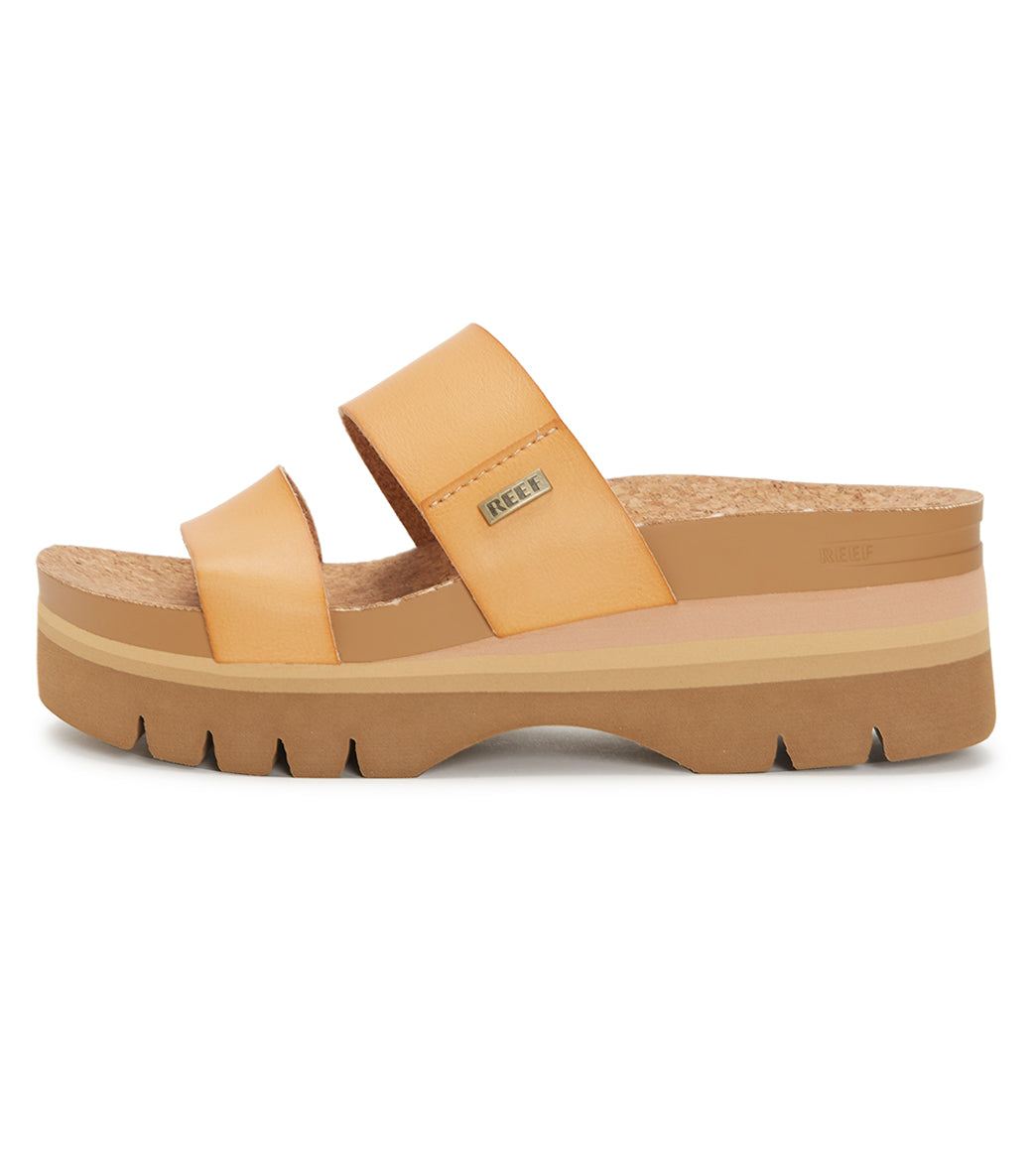 Reef Women's Cushion Vista Hi 2.5" Platform Slide Sandals