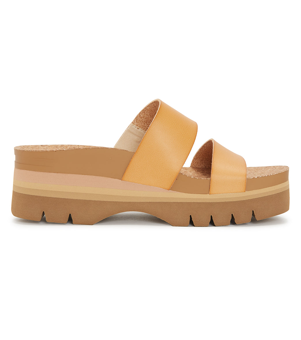 Reef Women's Cushion Vista Hi 2.5" Platform Slide Sandals