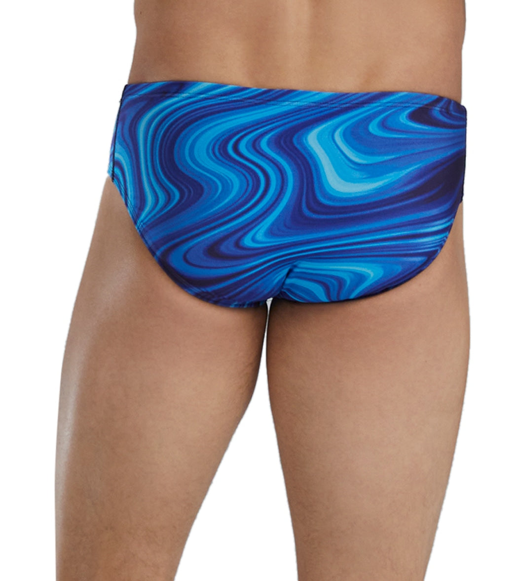 TYR Men's Vitality Durafast Elite Racer Brief Swimsuit