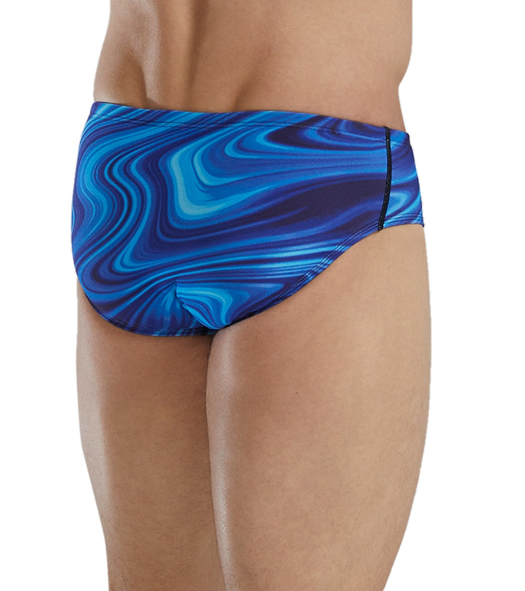 TYR Men's Vitality Durafast Elite Racer Brief Swimsuit