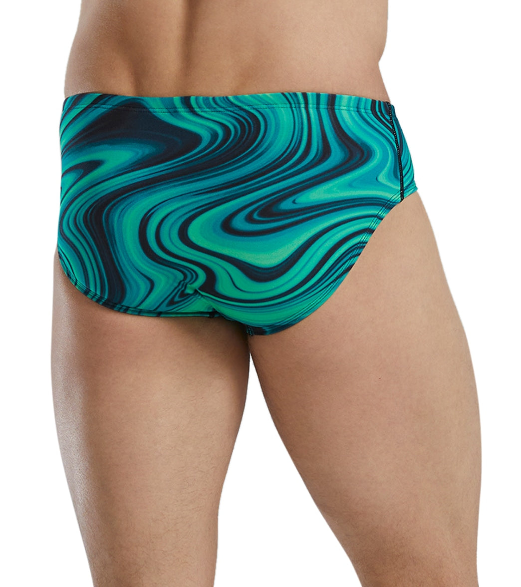 TYR Men's Vitality Durafast Elite Racer Brief Swimsuit