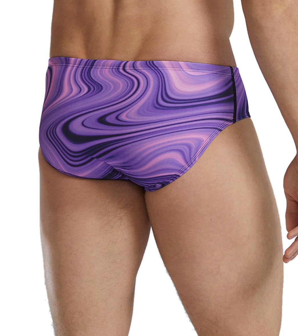 TYR Men's Vitality Durafast Elite Racer Brief Swimsuit