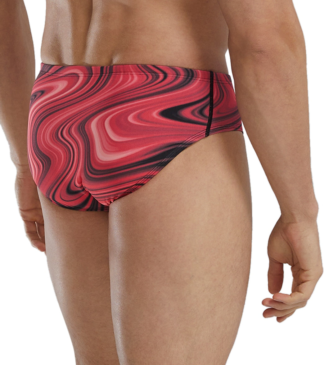 TYR Men's Vitality Durafast Elite Racer Brief Swimsuit