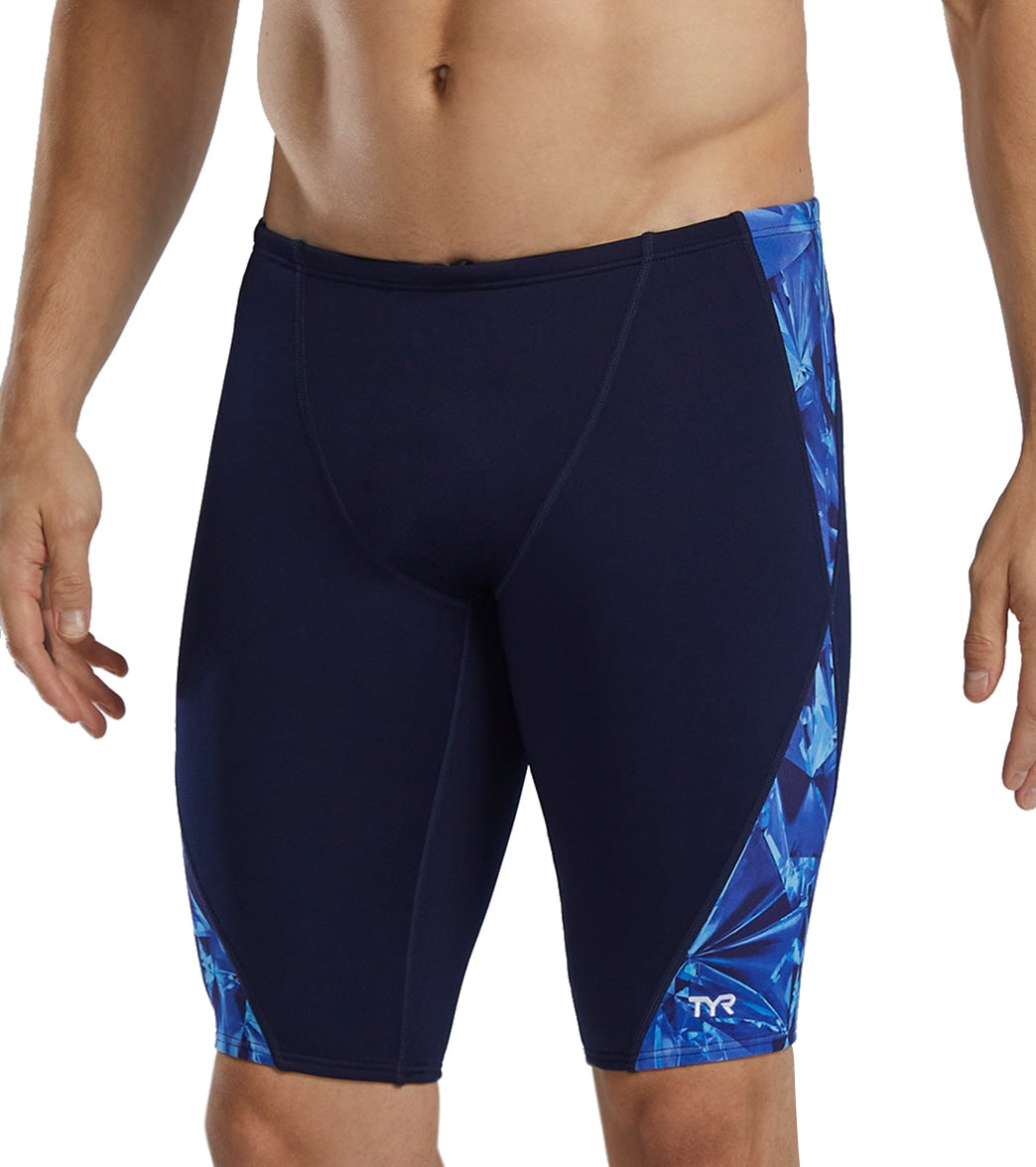 TYR Men's Crystalized Durafast Elite Jammer Swimsuit
