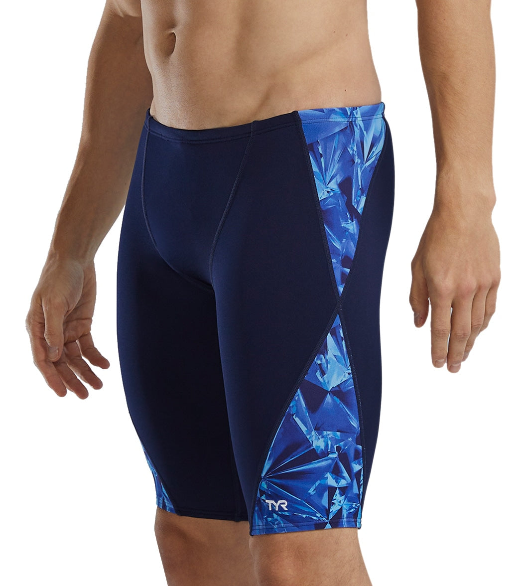 TYR Men's Crystalized Durafast Elite Jammer Swimsuit