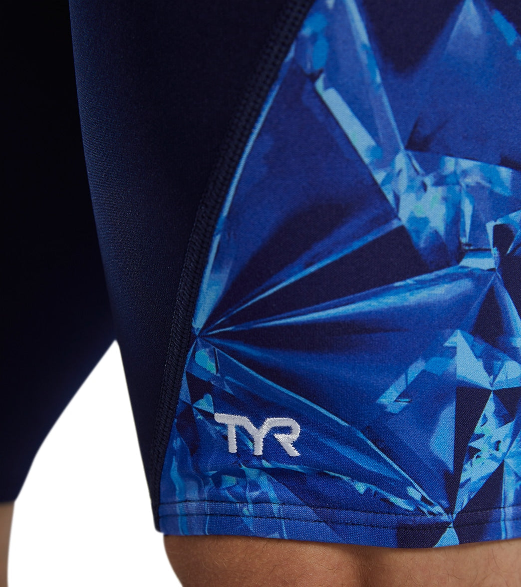 TYR Men's Crystalized Durafast Elite Jammer Swimsuit
