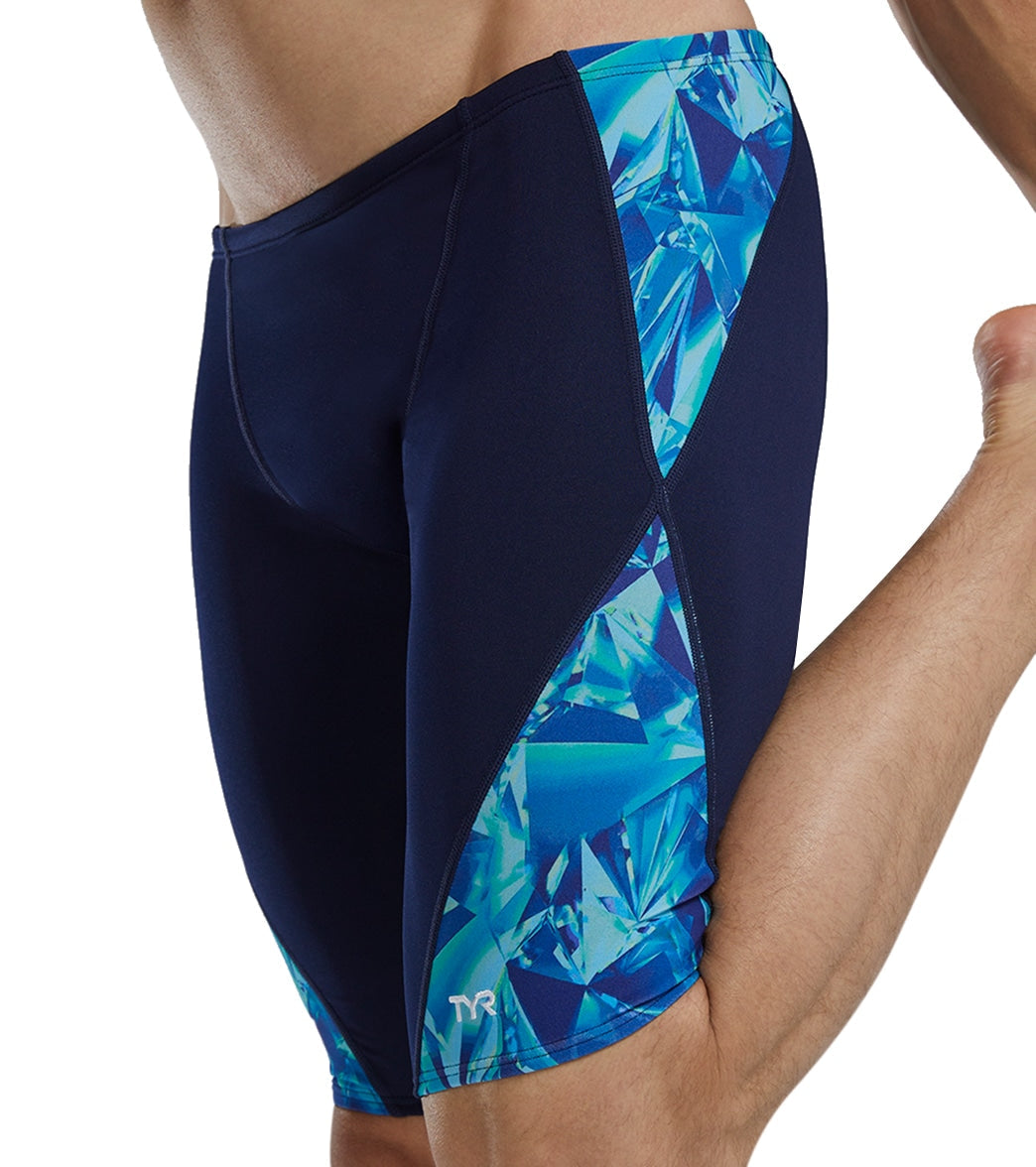 TYR Men's Crystalized Durafast Elite Jammer Swimsuit