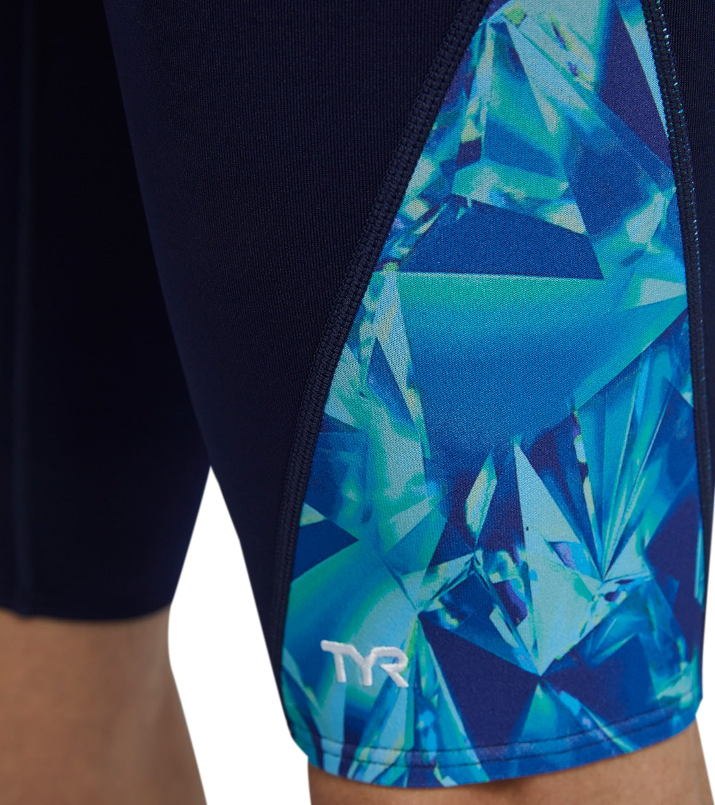 TYR Men's Crystalized Durafast Elite Jammer Swimsuit