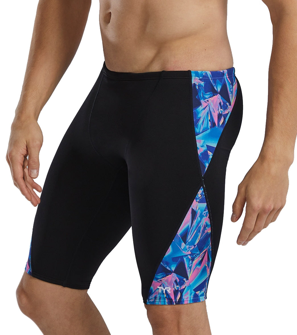 TYR Men's Crystalized Durafast Elite Jammer Swimsuit