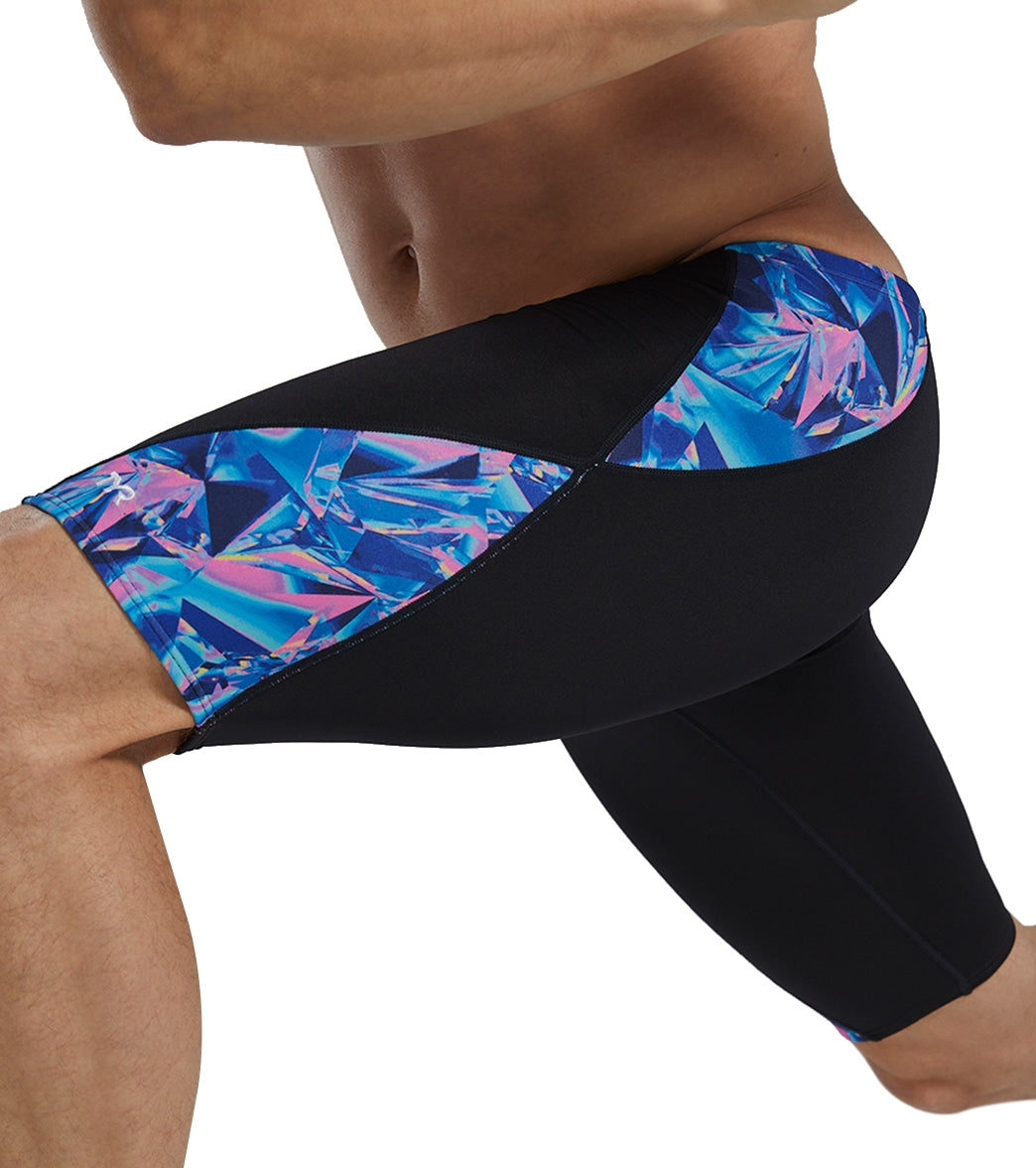 TYR Men's Crystalized Durafast Elite Jammer Swimsuit