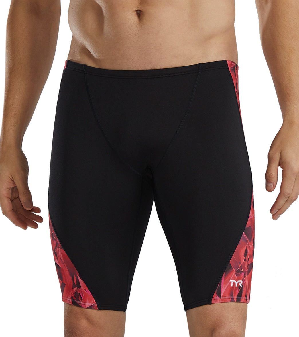 TYR Men's Crystalized Durafast Elite Jammer Swimsuit