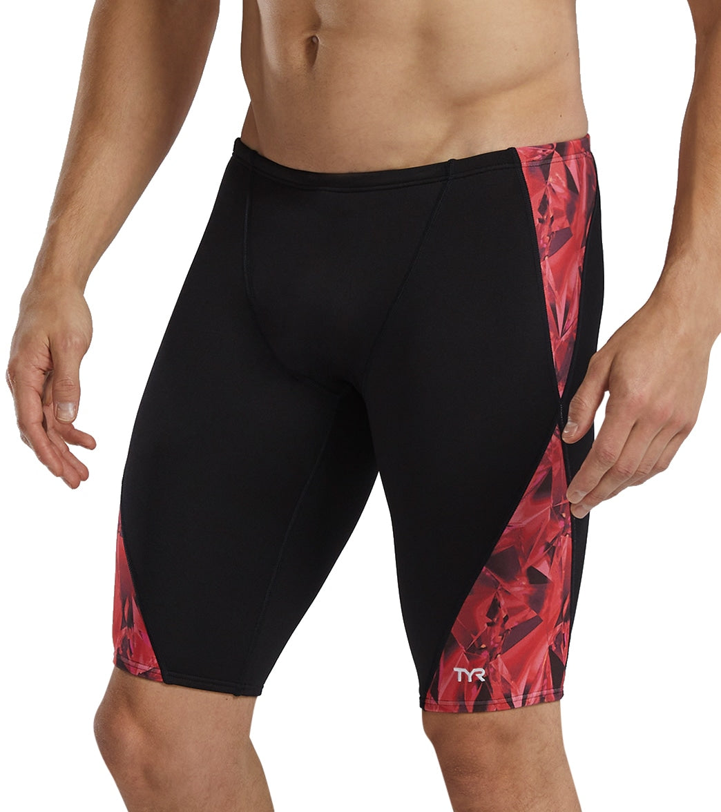 TYR Men's Crystalized Durafast Elite Jammer Swimsuit