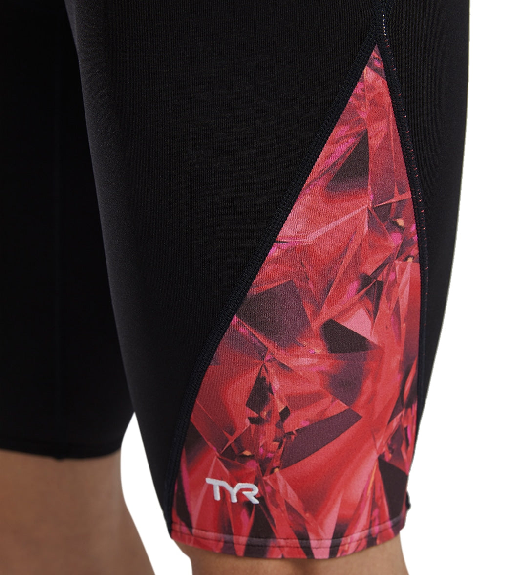 TYR Men's Crystalized Durafast Elite Jammer Swimsuit