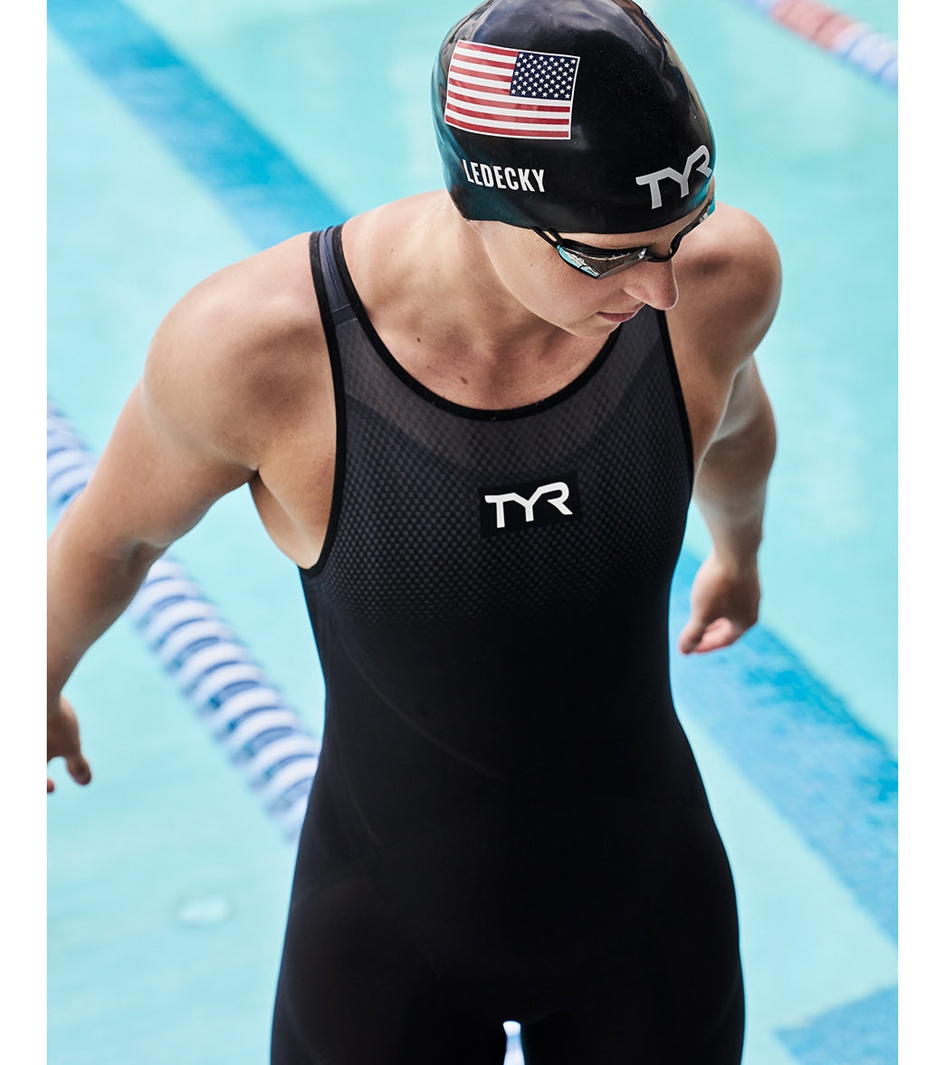 TYR Women's Venzo Influx Open Back Tech Suit Swimsuit
