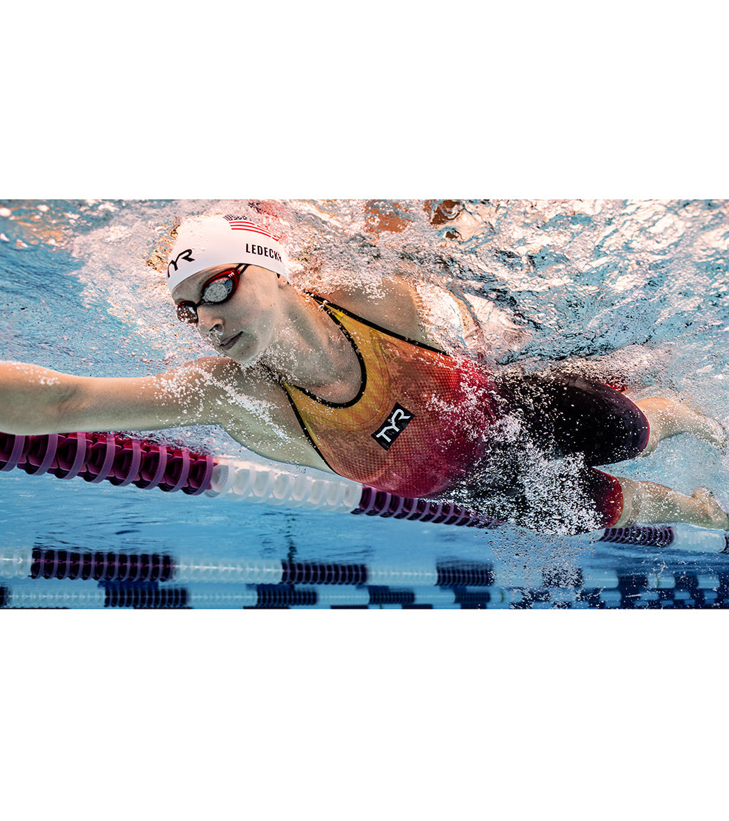 TYR Women's Venzo Influx Open Back Tech Suit Swimsuit