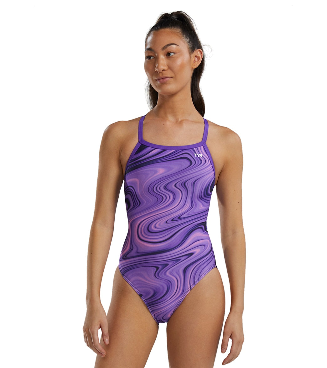 TYR Women's Vitality Durafast Elite Diamondfit One Piece Swimsuit