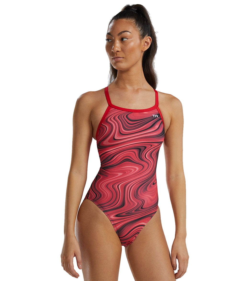 TYR Women's Vitality Durafast Elite Diamondfit One Piece Swimsuit