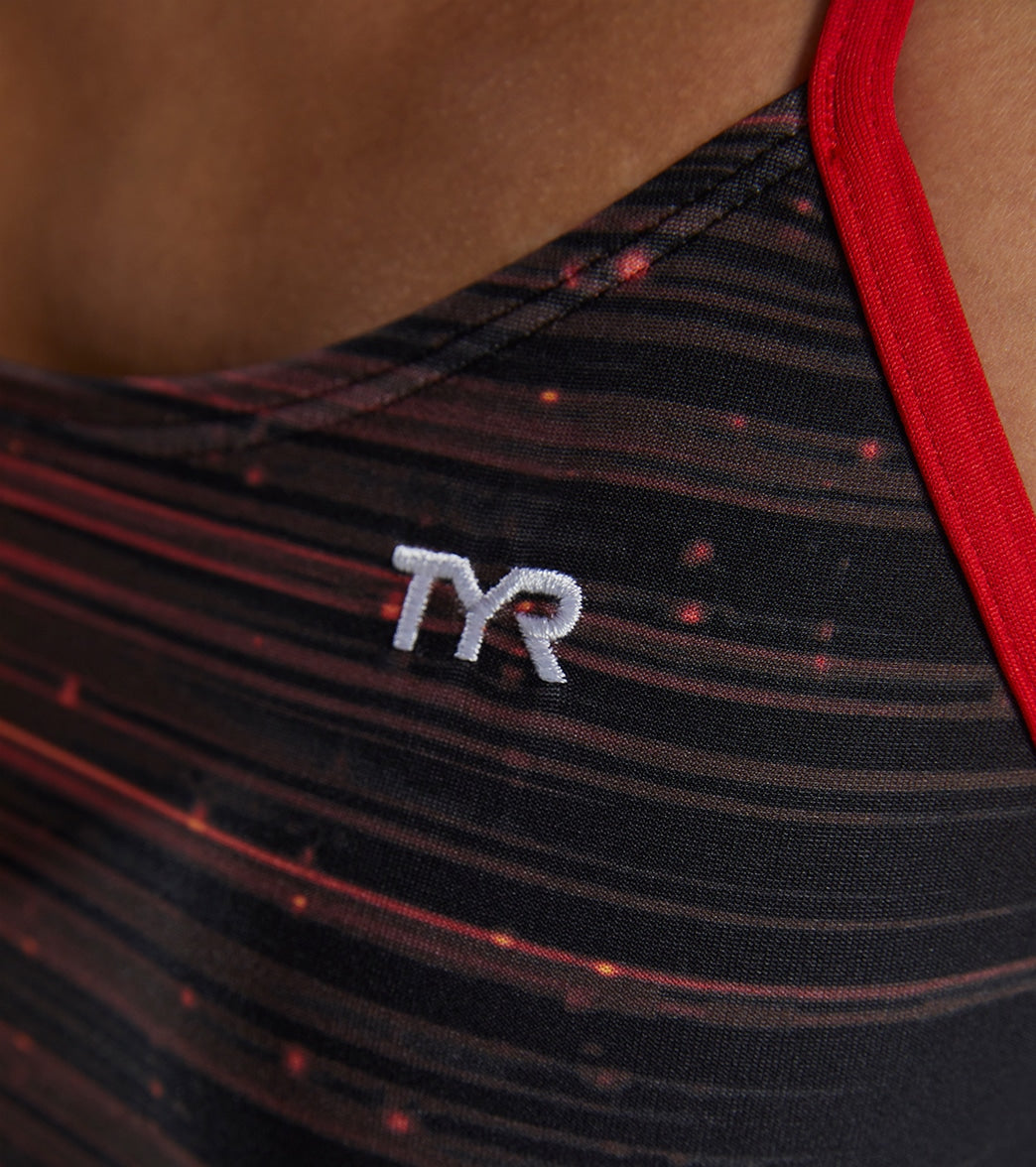 TYR Women's Speedwarp Durafast Elite Cutoutfit One Piece Swimsuit