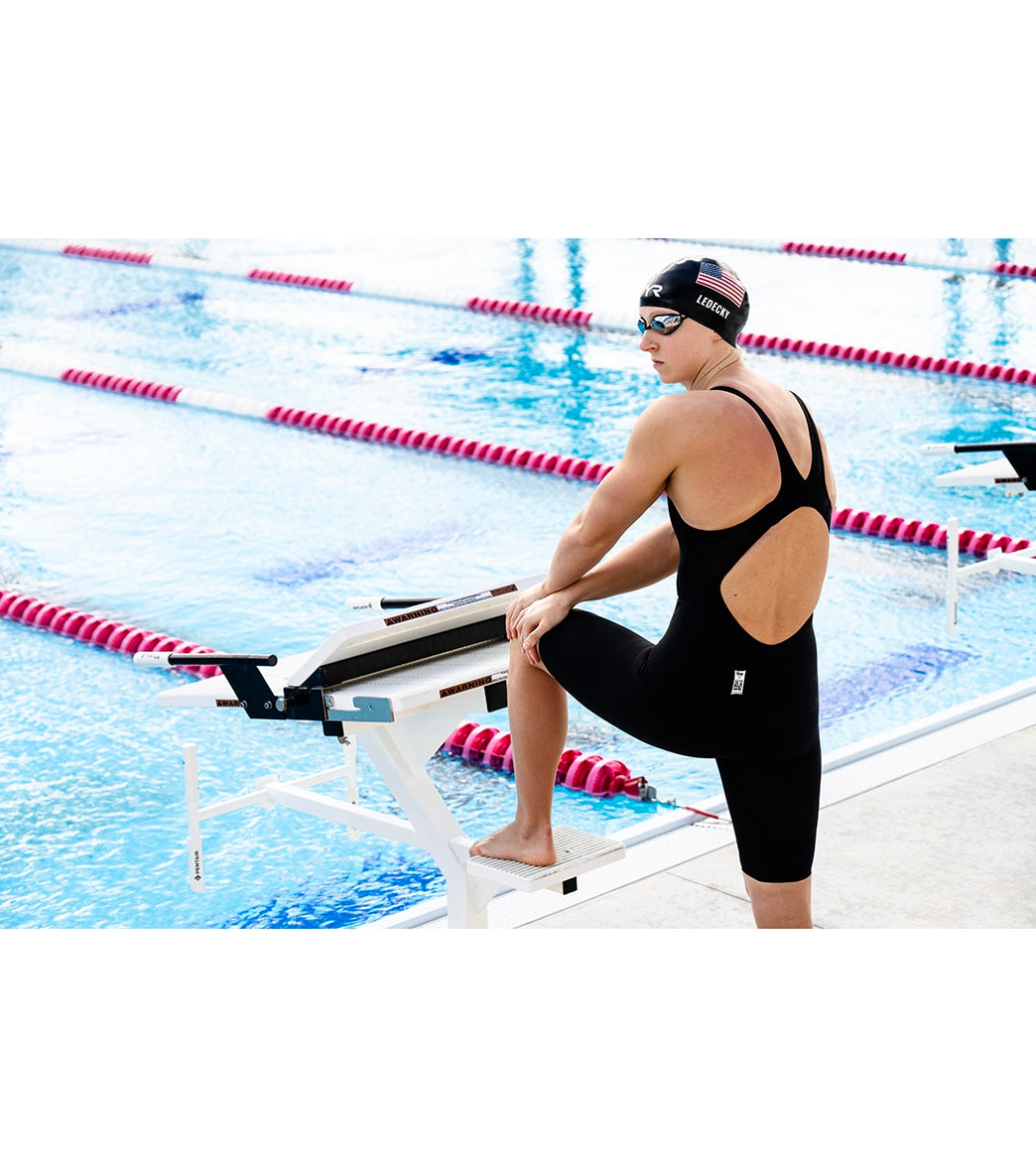 TYR Women's Venzo Open Back Tech Suit Swimsuit