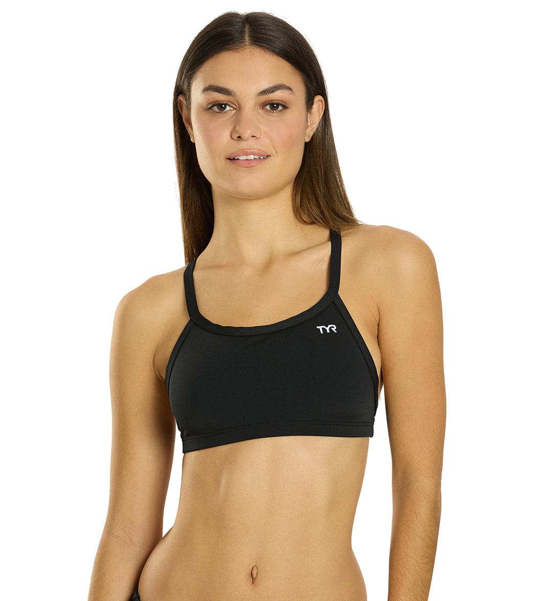 TYR Women's Solid Durafast One Diamondfit Bikini Top