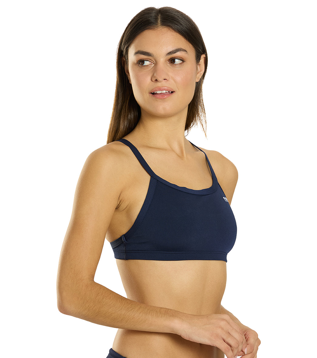 TYR Women's Solid Durafast One Diamondfit Bikini Top