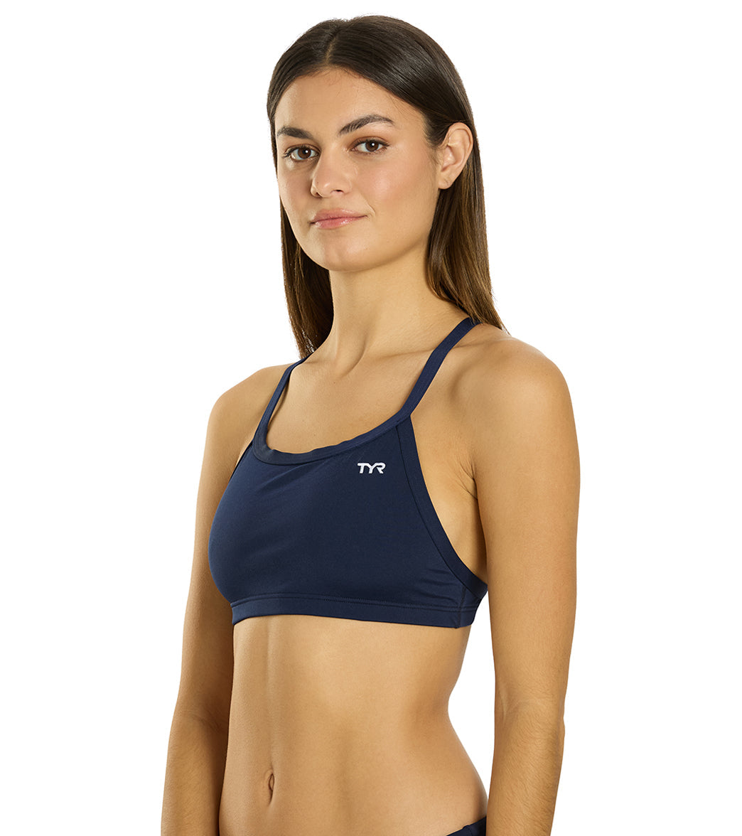 TYR Women's Solid Durafast One Diamondfit Bikini Top